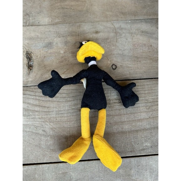 Vintage‎ Warner Brothers 9inch Daffy Duck Preloved Looney Toons 1996 - Picture 2 of 10